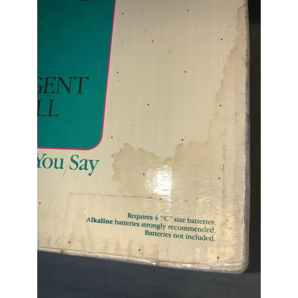 Julie Worlds Most Intelligent Talking Doll 1987 Worlds of Wonder Box Works *flaw